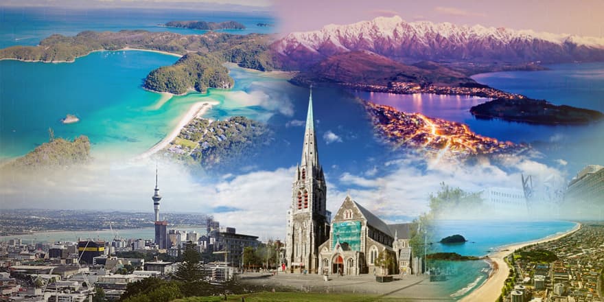 As 7 cidades mais badaladas da Nova Zelândia